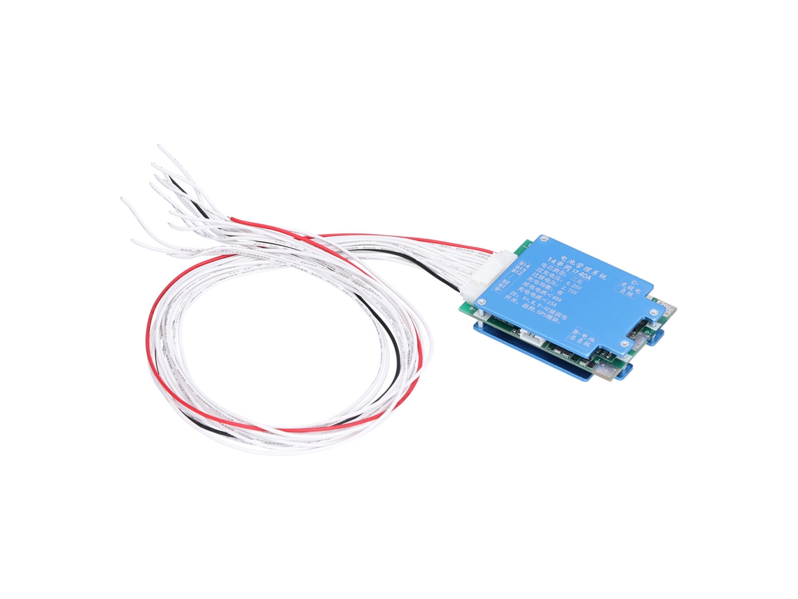 Placa de protección PCB Velora-BMS 2026 con función de balanceo para baterías de litio de la serie 14 de 40 A.