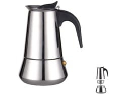 Cafeteira Italiana Com Forno Eletromagnético, Máquina De Expresso Italiana Com Fogão De Aço Inoxidável, Forno Eletromagnético.