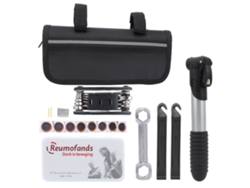 Kit De Herramientas Para Bicicleta Con Bolsa Multifuncional: Herramientas Esenciales Para La Reparación De Neumáticos Y El Mantenimiento De La Bicicleta.