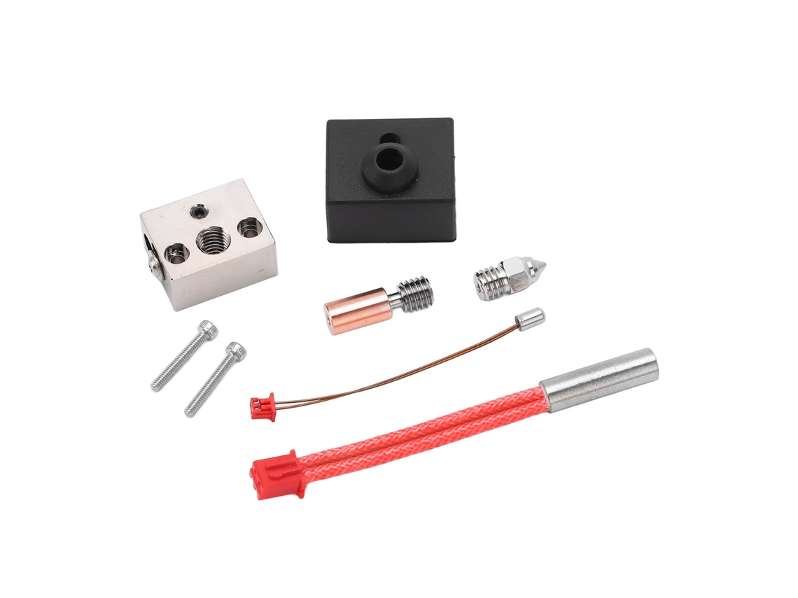 Kit De Boquilla Caliente Para Impresora 3d, Bloque Calefactor Bimetálico, Tubo, Boquilla, Piezas De Extrusora Para Ender 3 S1 24v 40w 300℃