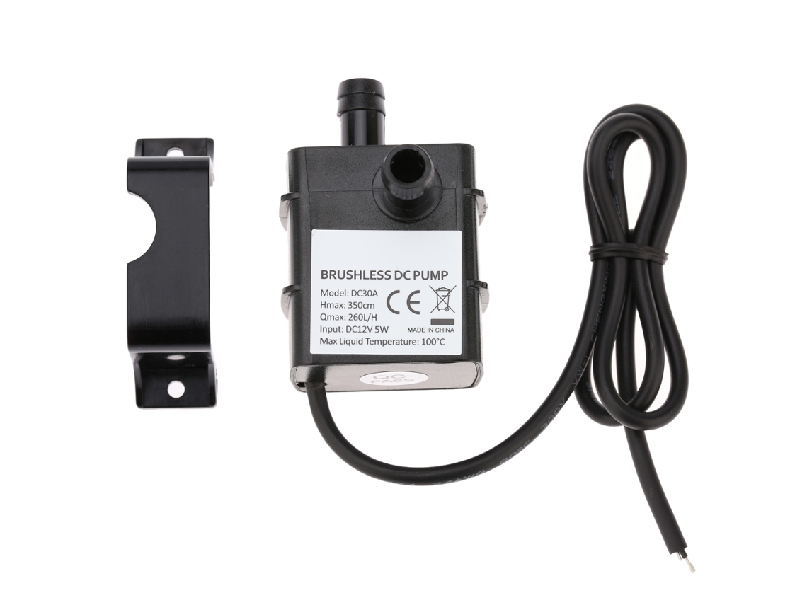 Bomba de agua sumergible ultra silenciosa 12v 260l/h 350cm