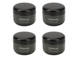 Crema Acondicionadora Para El Cabello 59.14ml Romero Menta Nutritiva Hidratante Reparadora Anticaída 4 Unidades