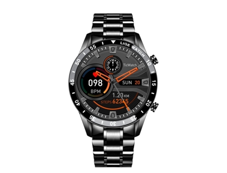 Smartwatch con SMS y Llamadas Presión Arterial 1 32'' Impermeable Ip67 Negro VEANXIN