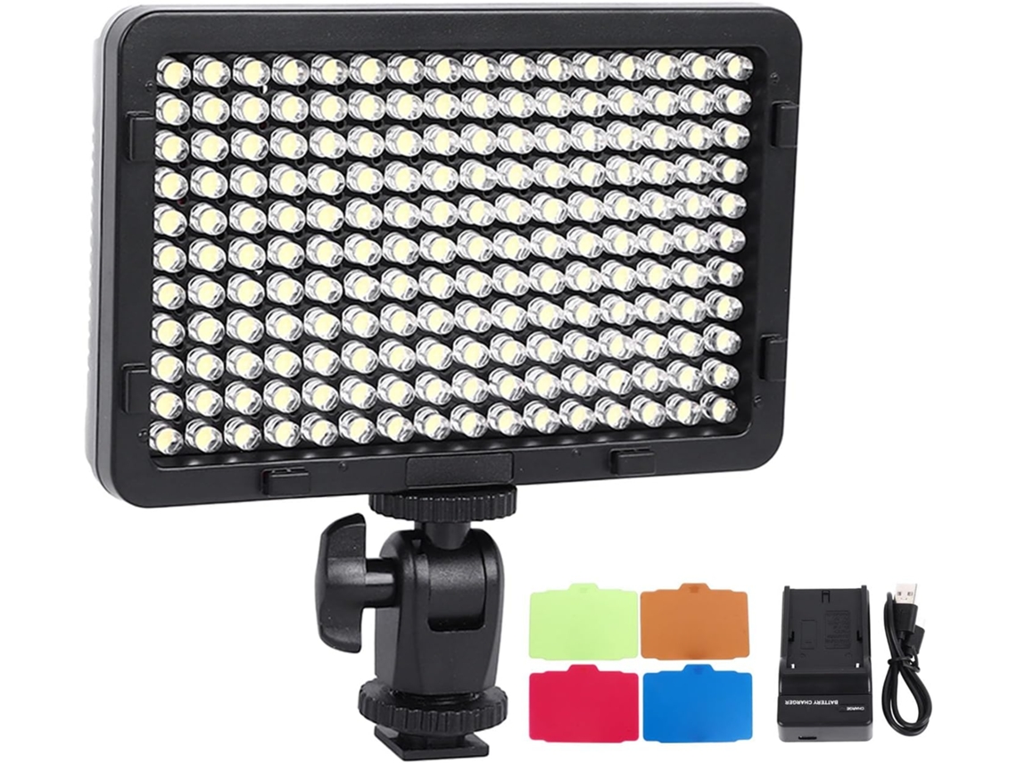 Lámpara De Fotografía Led Compacta Recargable Para Vídeo (modelo 176)