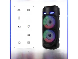 Gran Altavoz Portátil Bluetooth Con Luces Led De Colores Para Bailar En Cuadrilla, Calidad De Sonido De Alta Definición
