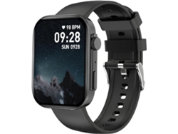 Reloj Inteligente Con Pantalla Táctil De 5,1 Cm Y Monitor De Frecuencia Cardíaca - Negro