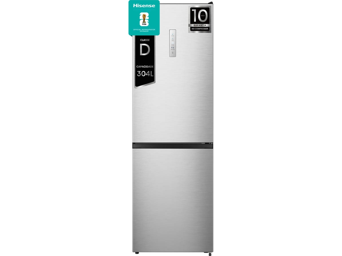 Frigorífico Combi HISENSE RB390N4CCD (No Frost - 186 cm - 304 L - Inox)