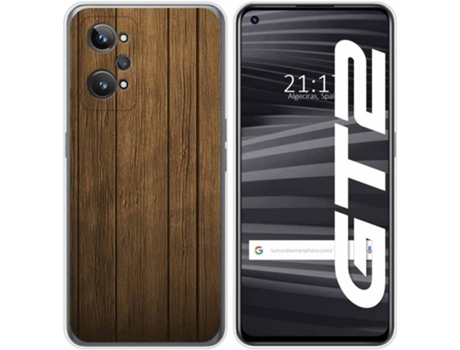 Carcasa para Realme GT 2 5G TUMUNDOSMARTPHONE Dibujos Madera Multicolor