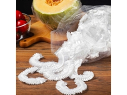 100 Fundas Elásticas Para Almacenamiento De Alimentos Tapa Universal Estirable Látex Bpa Free Para Platos Y Bowls