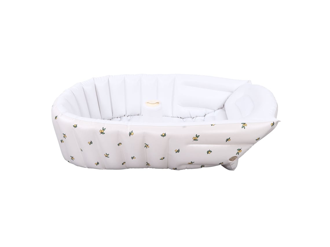 Bañera Inflable Para Bebé, Portátil, Plegable, Con Estampado De Oliva, De Pvc, Bonita Y Práctica.
