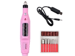 Kit de manicura eléctrica profesional - Rosa - Oj0d0401 - Rosa*