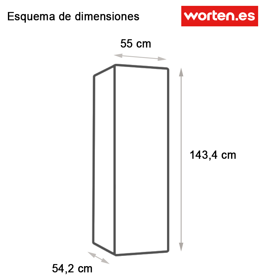 Frigorífico Dos Puertas - Hisense RT267D4AWF, Cíclico, 1.43 metros,  Eficiencia F, Blanco