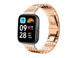 Pulsera para Redmi Watch 3 Active / Lite - Acero inoxidable - Siete biseles (20 mm)