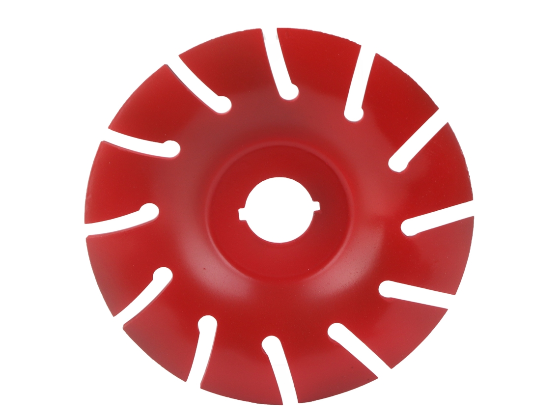 Disco De Gravura Em Madeira 125mm Aço Inox 12d Acessório Para Esmerilhadeira Ângulo Vermelho