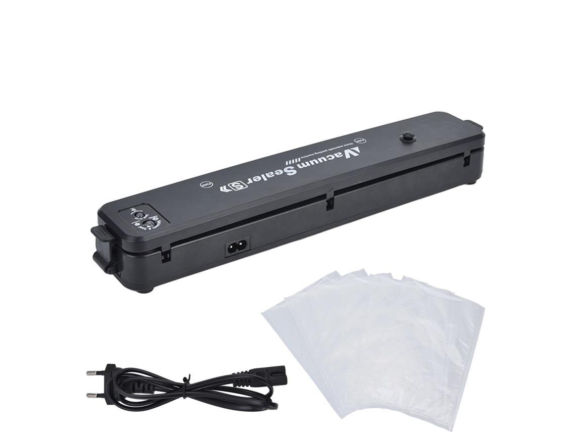Máquina De Envasado Al Vacío Automática De 90 W - 60 Kpa, Envasadora De Alimentos Compacta Con Bloqueo De Seguridad.