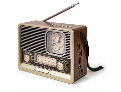 Radio Portátil Bluetooth KOOLTECH Vintage