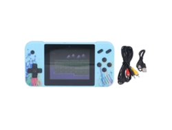 Ats-consola De Juegos Portátil G3 Pantalla Horizontal 3.5in 800 Juegos Clásicos Retro Modo Individual Y Doble Para Mayores De 6 Años Azul