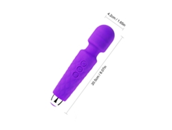 Palo De Masaje Portátil (vibración De 20 Velocidades, Diseño Silencioso) Masajeador Para Todo El Cuerpo