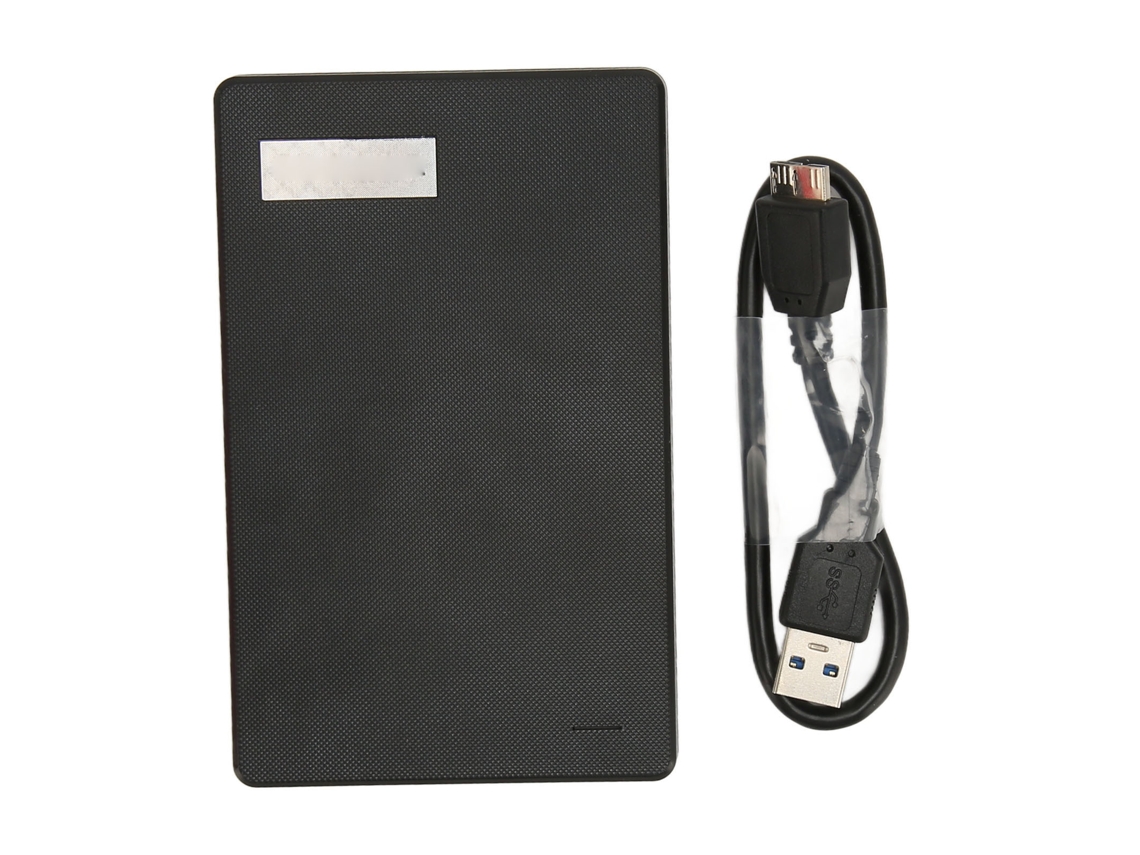 Caja Externa Para Disco Duro 2.5 Pulgadas Usb3.0 A Sata Iii 5gbps Uasp Sin Herramientas Color Negro