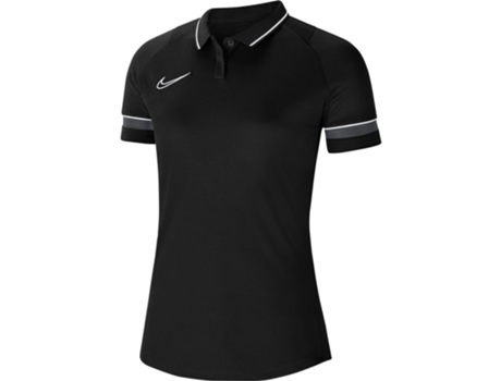 Polo de Mujer para Fútbol NIKE Dri Fit Academy Negro (XL)