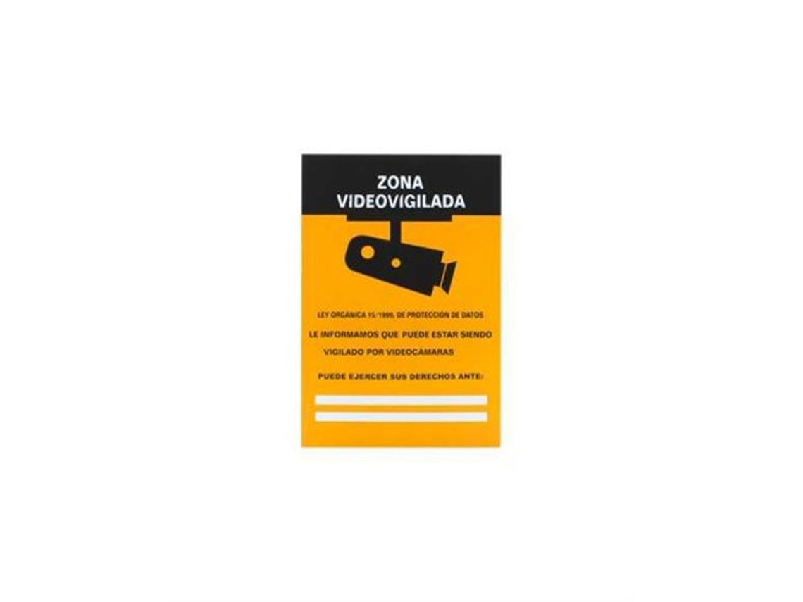Señal de zona de videovigilancia 20x30, Logui