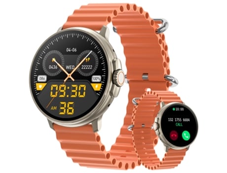 Smartwatch CHRONUS hombres mujeres 1,39 Bluetooth llamada multifunción deporte Monitor de ritmo cardíaco IP68 impermeable Smartwatch para Android i...