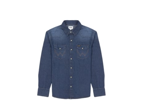 Chaqueta de Hombre WRANGLER Mezclilla Gris (2XL)