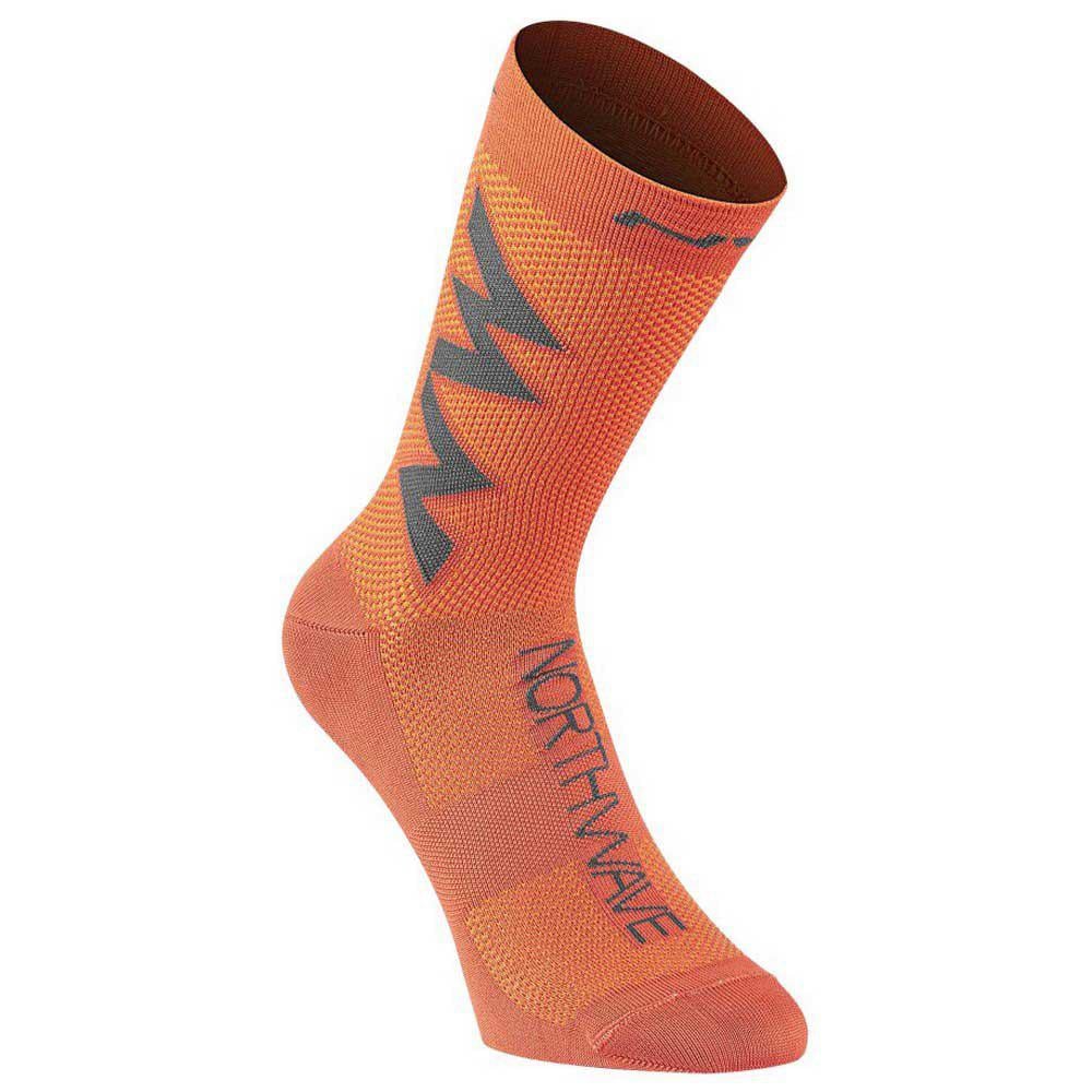 Northwave Extreme Air 2021 calcetines para bicicleta color naranja hombre ciclismo 37 39