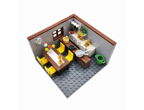 Juguete de Bloques de Construcción de La Casa de La Ciudad Cocina