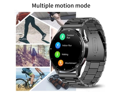 Reloj Inteligente Para Hombre Pantalla Táctil Completa Deporte Fitness Watch Hombre IP67 Impermeable Bluetooth Para Android IOS Smartwatch Hombres ...