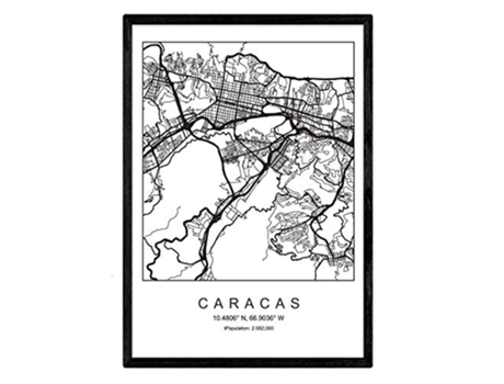 Lámina NACNIC Mapa Caracas (A3)