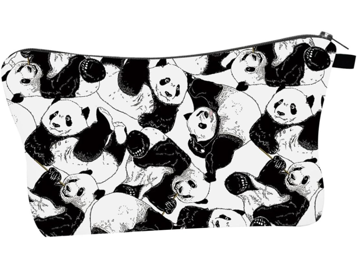 Neceser Impermeable Estampado De 2 Piezas Para Cosméticos Y Maquillaje De Viaje.