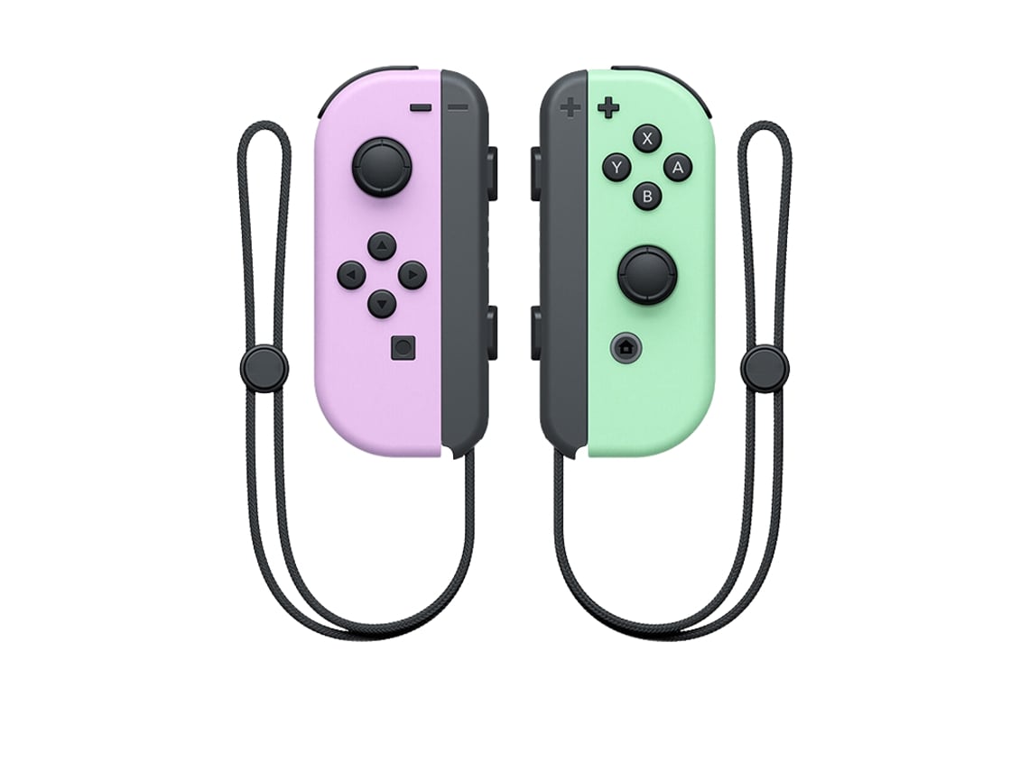 Mando para Nintendo Switch 032 Joy-Con Controller (Conjunto  izquierdo/derecho - Púrpura pastel/Verde pastel)