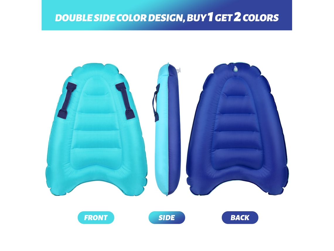 Tabla De Surf Hinchable Con Asas Para Niños Y Adultos Para Nadar En La Playa Y Practicar Deportes Acuáticos.
