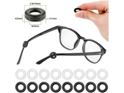 26 pares de ganchos de silicona antideslizantes para gafas, almohadillas nasales adhesivas para gafas, Rosewell