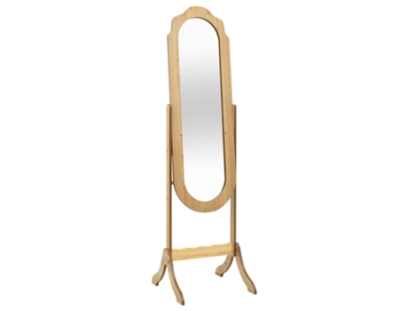 MAISON EXCLUSIVE Espejo de pie madera contrachapada 45,5x47,5x160 cm