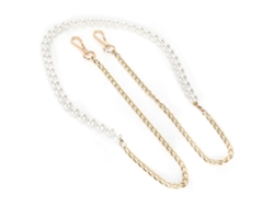 Cadena Para Bolso Con Cordón De Perlas De Imitación Para Bolsos, Carteras Y Accesorios Diy.