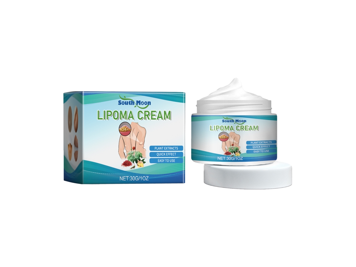 Crema South Moon para nódulos grasos en el cuerpo.