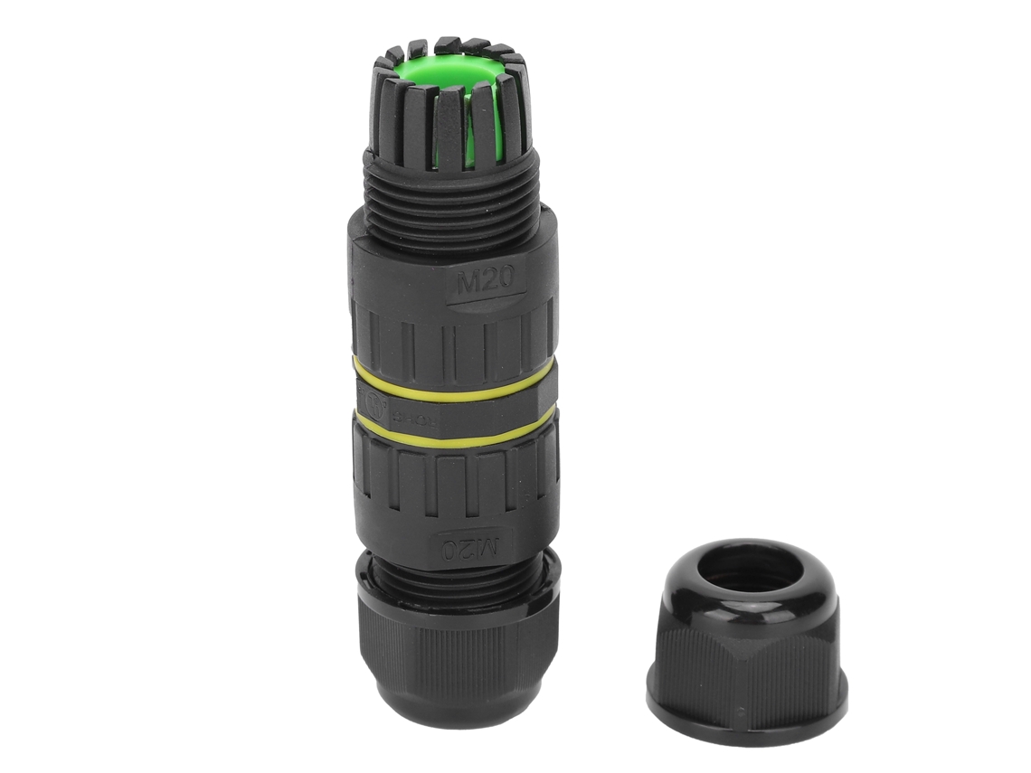 2026velora-conector Impermeable Retardante De Fuego Ip68 M20-3p Para Conexión De Cable Exterior 9-12mm