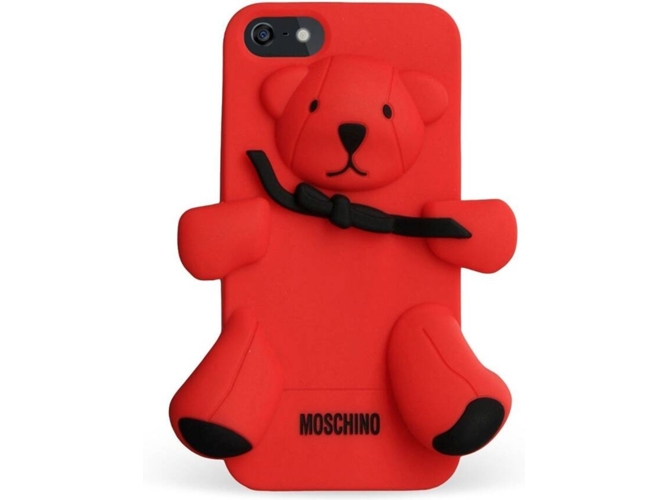 Funda iPhone 5, 5s, SE MOSCHINO Bear Gennarino Rojo