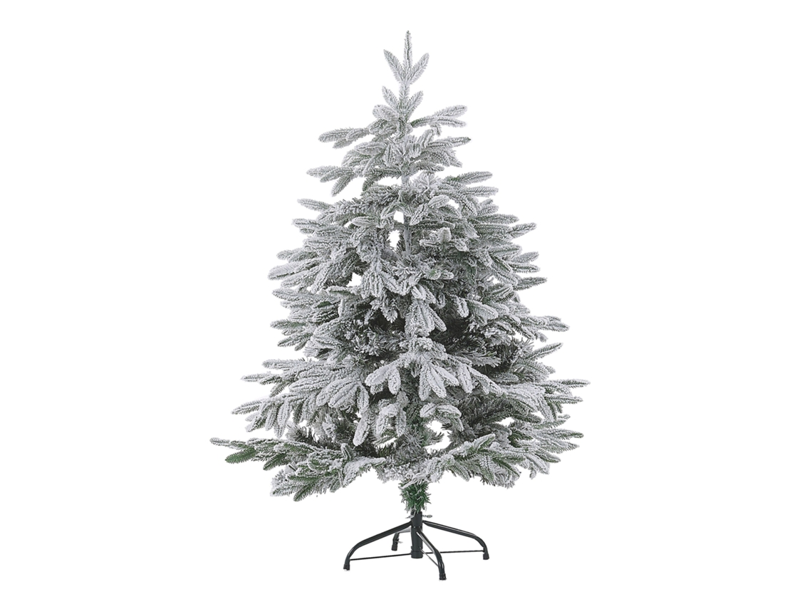 Árbol de Navidad BELIANI Bassie de PVC Blanco 85x85x120