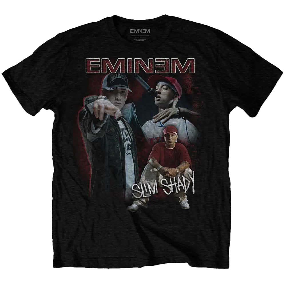 Eminem Slim Shady T-shirt Unisex Rockinstone Size:l