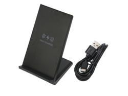 Cargador Inalámbrico (certificado Qi 10w Carga Rápida) Soporte De Abs Para Iphone X/xs Max/xr/8 Plus Y Note 8