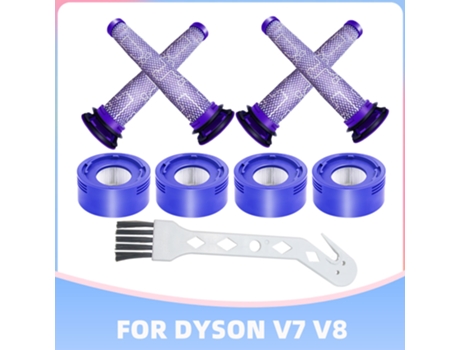 Piezas de repuesto para prefiltro Dyson V7 V8 Sv10 Sv11 Motorhead Animal/Absolute Vacuum, accesorios de repuesto 965661-01 / 967478-01