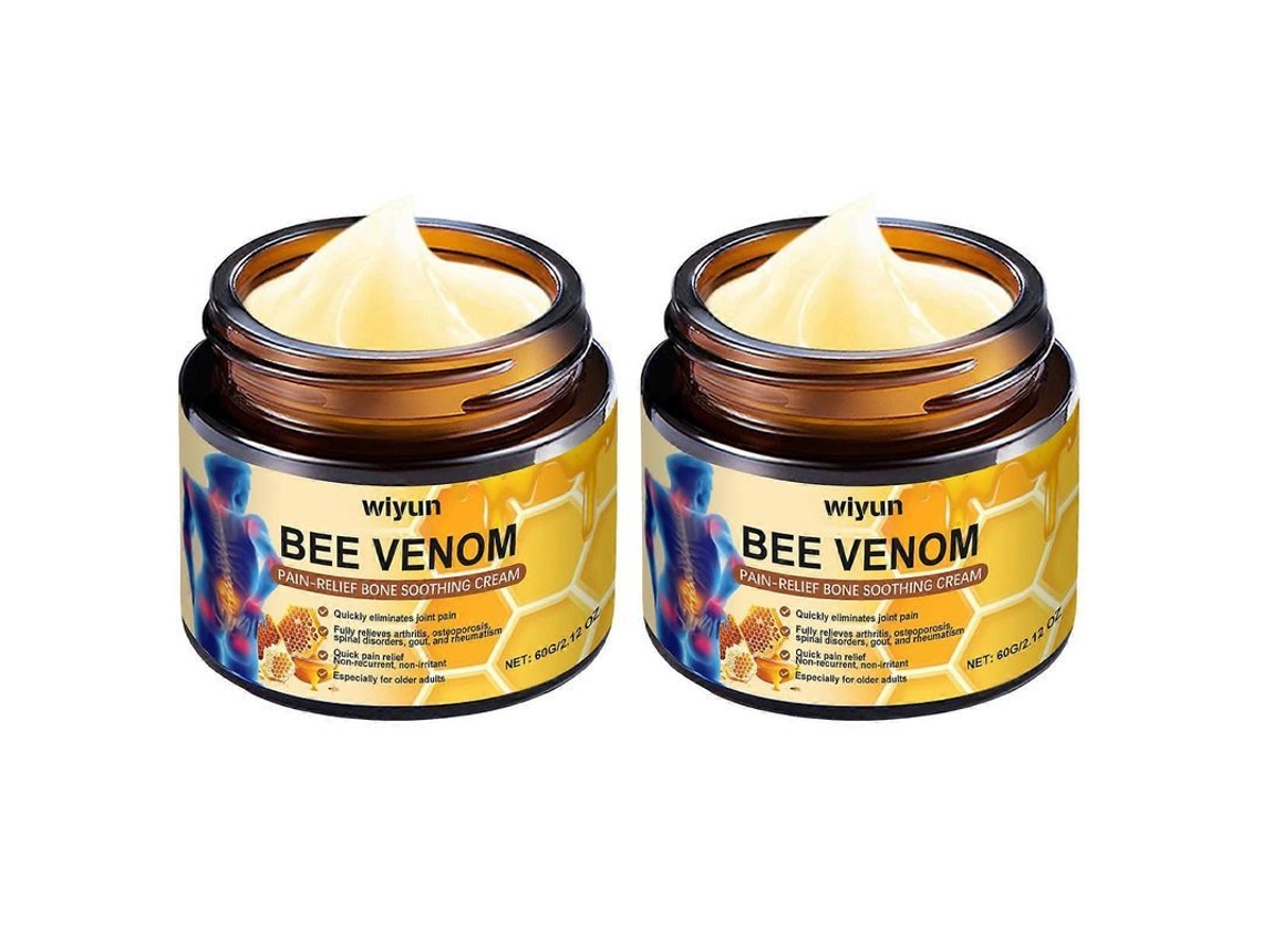 Crema Terapéutica Con Veneno De Abeja Para La Artritis. Alivia El Dolor De Cuello, Espalda Y Rodillas. 2 Unidades.