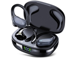 Auriculares YEMAESRE Bluetooth Impermeables Sin Horas De Reproducción Doble Pantalla Led Negro