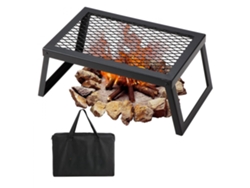 Parrilla Portátil Plegable De Acero Resistente Hasta 6 Kg Para Camping Y Fiestas Tekmaquinas
