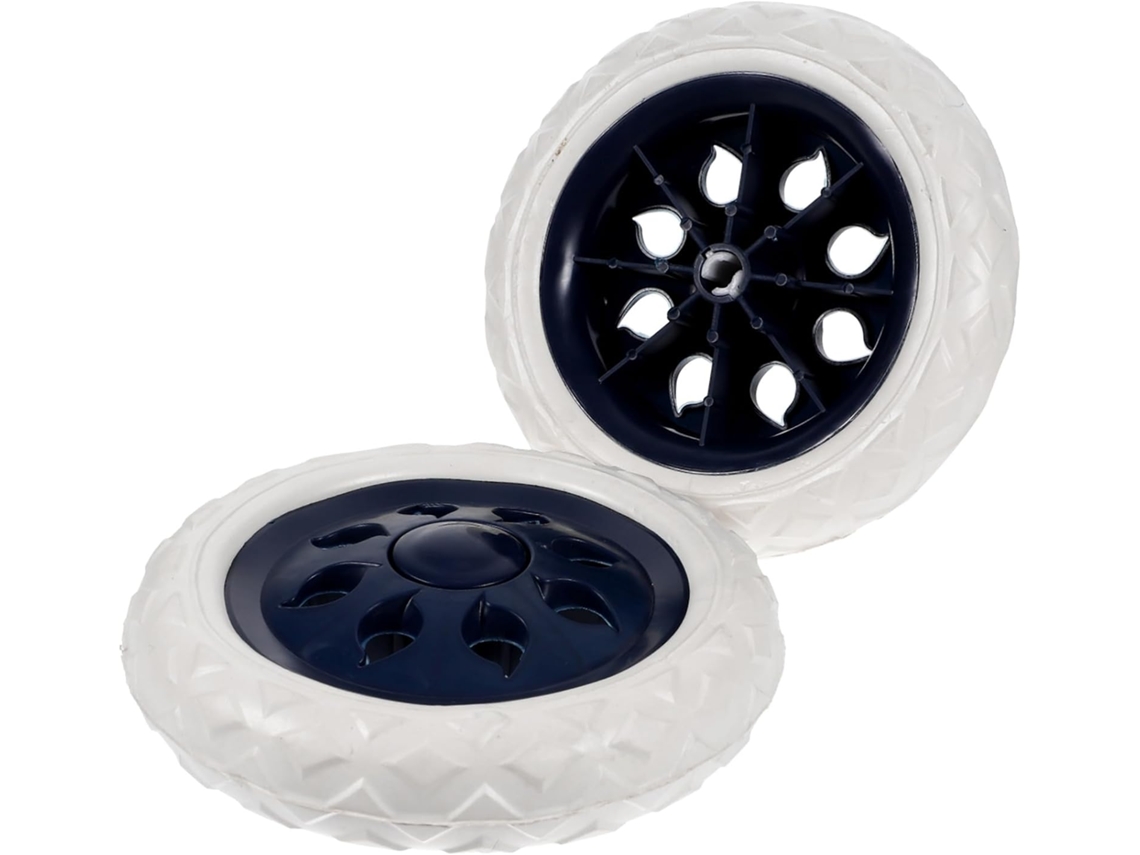 Ruedas De Plástico Para Carrito De Compras 2piezas Ligeras Y Compactas Ideales Para Supermercado Y Carrito De Empuje