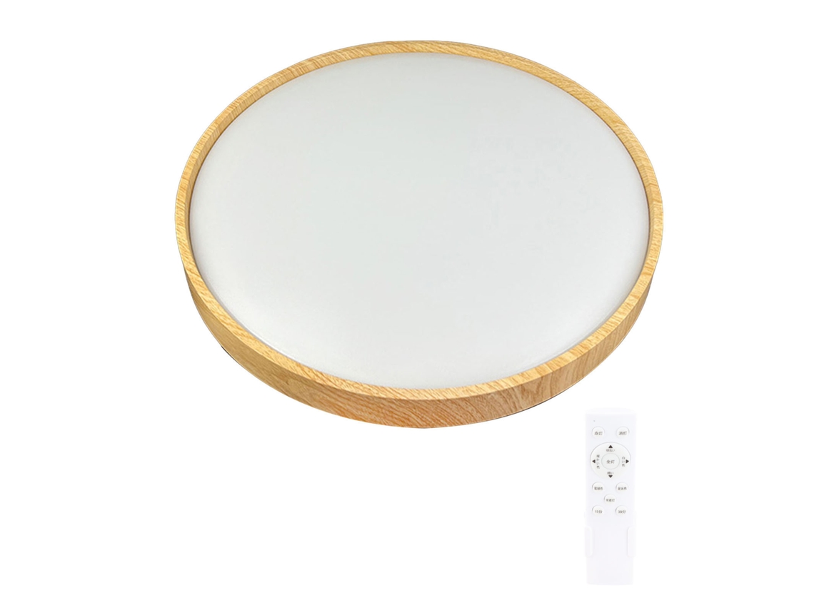 2026-lámpara De Techo Led Regulable 2700k-6500k Moderna Redonda 30w 330mm Con Control Remoto Para Dormitorio Pasillo Balcón