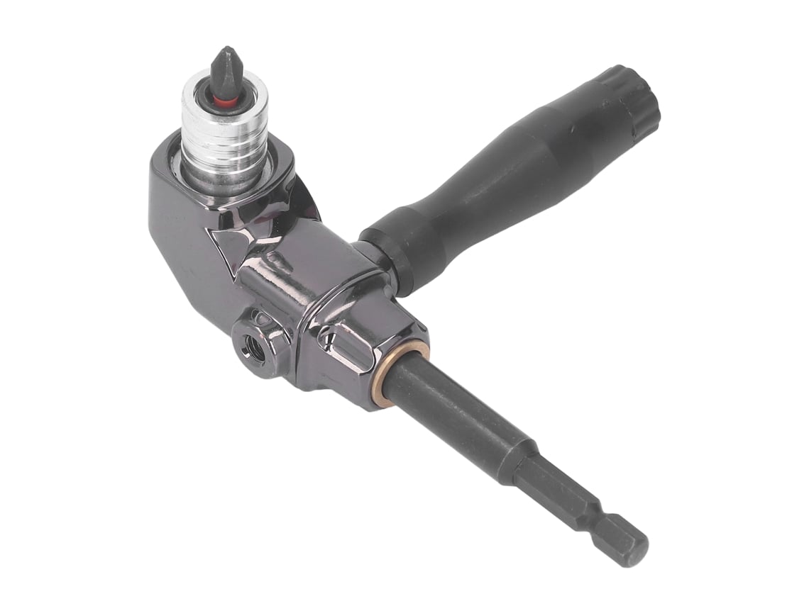 Adaptador De Destornillador De Ángulo Rectangular De 90 Grados Con Mango De Abs Para Taladros Y Herramientas Eléctricas.